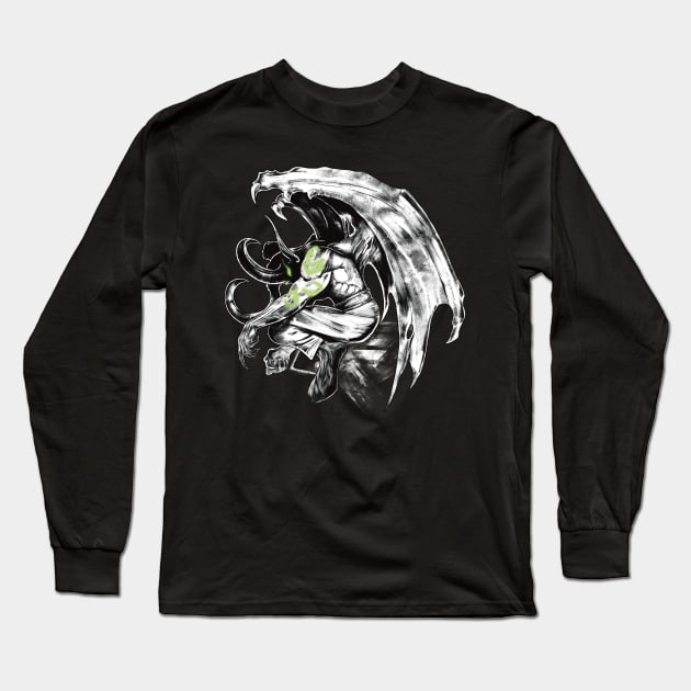 Illidan Stormrage Long Sleeve T-Shirt by RatKingRatz